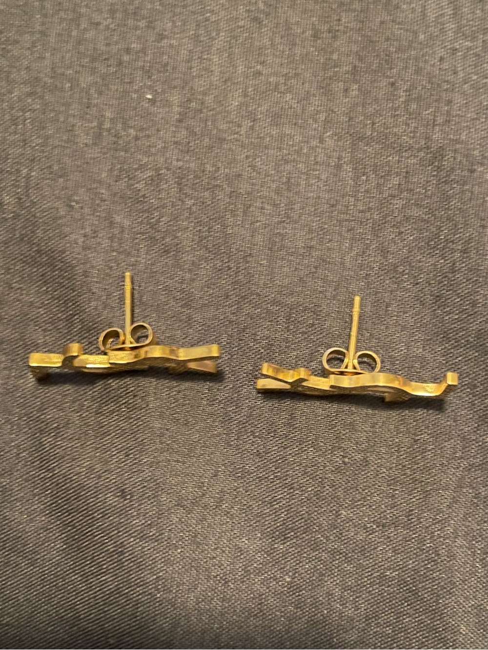 New - 18K gold plated stainless steel earrings inspired - Picture 3 of 3